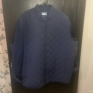 Ben Hogan Men's Quilted Blue Puffer Jacket